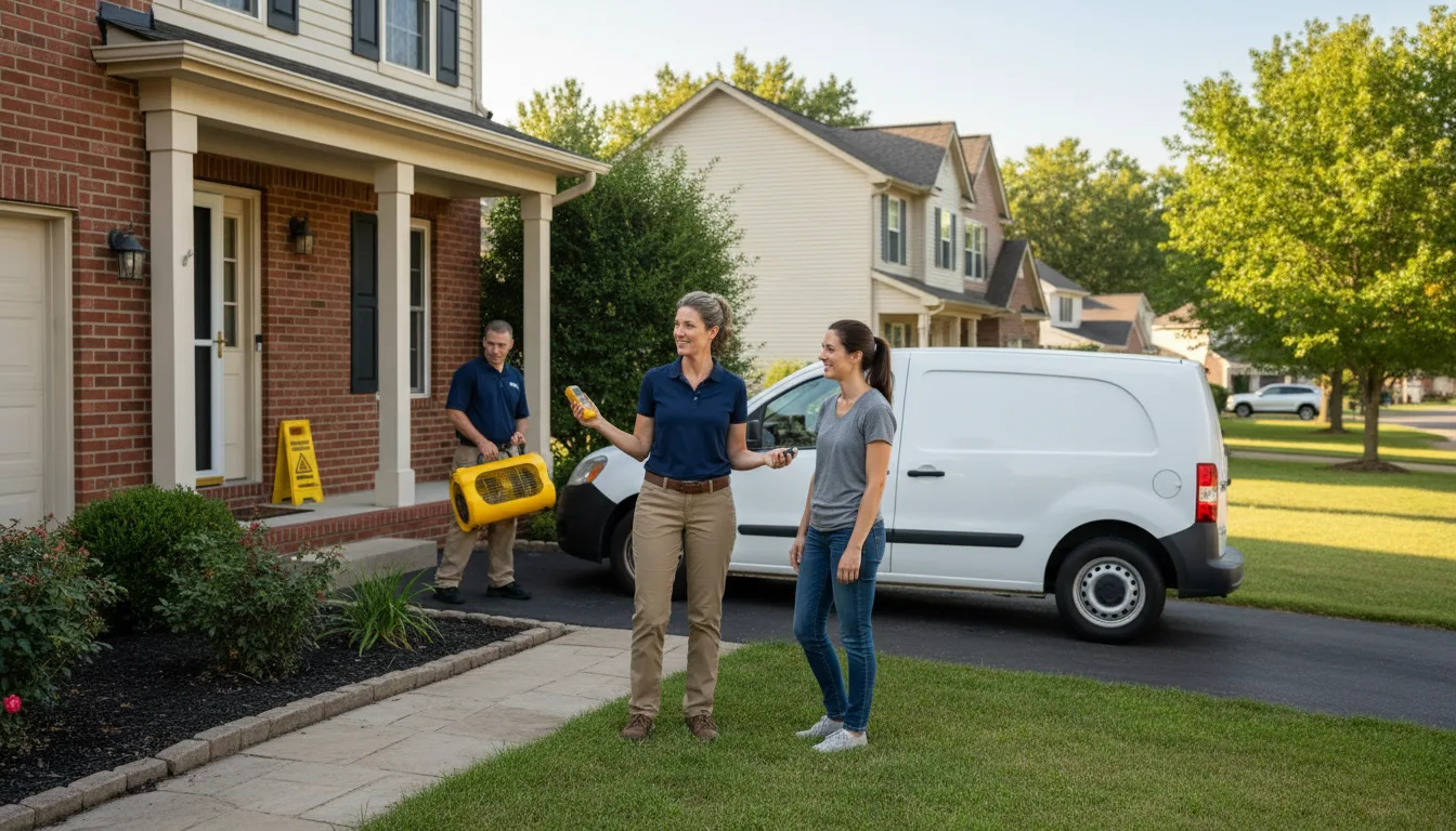 Residential water damage restoration in Lower Merion, PA